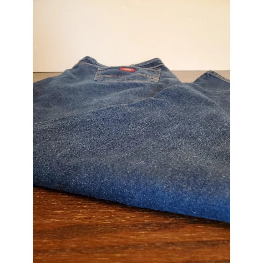 Vintage‎ Dickies Blue Denim Wide Leg Straight Jeans Mens Size 50
